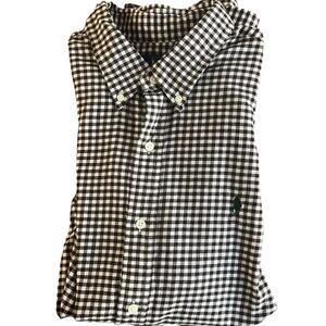 Ralph Lauren Brown Plaid Custom fit Size XL TG